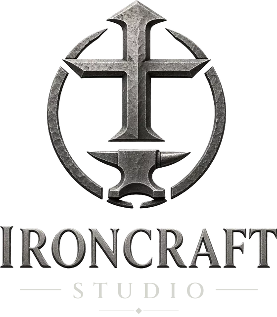 Ironcraft Studio logo – custom WordPress websites, hosting and SEO in Sebastian, FL