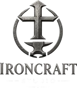 Ironcraft Studio logo – custom WordPress websites, hosting and SEO in Sebastian, FL